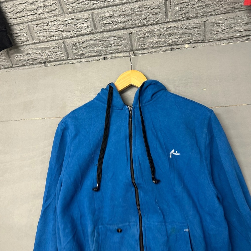 Rusty Full Zip Hoodie Blue Mens Size Medium R Evolution Agents‎ of Change